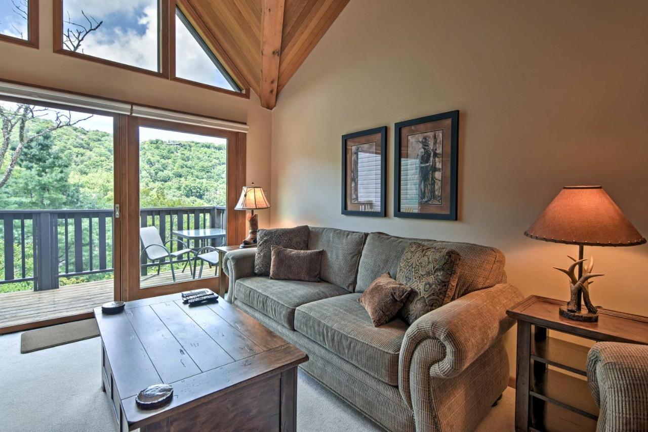 Beech Mountain Condo With Balcony, Walk To Resort! Esterno foto
